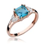 Inel Aur 14K cu Topaz 1.40 ct - Imagine 8