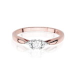 Inel Aur 14K cu Diamante de Laborator 0.13 ct - Imagine 6