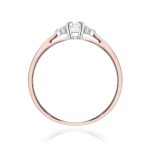 Inel Aur 14K cu Diamante de Laborator 0.13 ct - Imagine 7