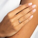 Inel Aur 14K cu Diamante de Laborator 0.13 ct - Imagine 4
