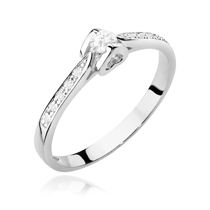 Inel Aur 14K W0435 Diamant Laborator 0.10ct - Imagine 9