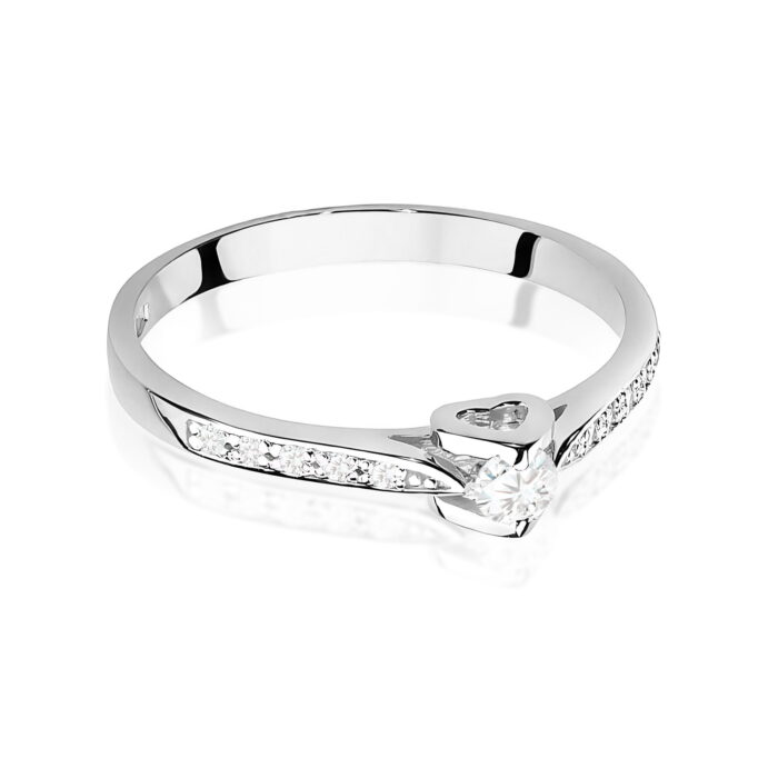 Inel Aur 14K W0435 Diamant Laborator 0.10ct - Imagine 10