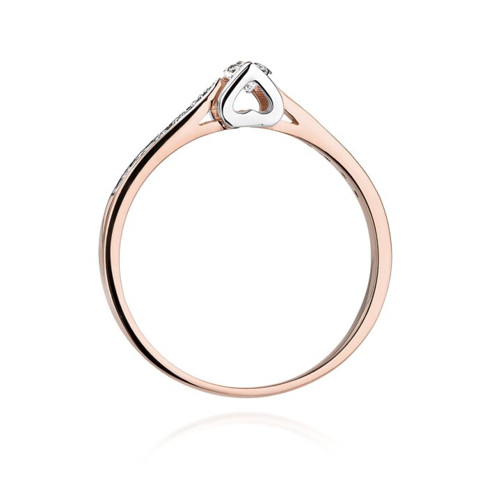 Inel Aur 14K W0435 Diamant Laborator 0.10ct - Imagine 7