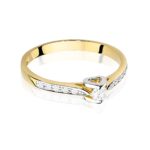 Inel Aur 14K W0435 Diamant Laborator 0.10ct - Imagine 2