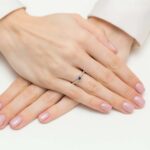 Inel Aur 14K W0435 Safir 0.15ct - Imagine 4