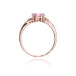 Inel Aur 14K cu Topaz Roz 0.70 ct - Imagine 9