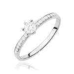 Inel Aur 14K cu Diamante de Laborator 0.37 ct - Imagine 5