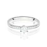 Inel Aur 14K cu Diamante de Laborator 0.37 ct - Imagine 6