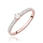 Inel Aur 14K cu Diamante de Laborator 0.17 ct - Imagine 9
