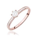 Inel Aur 14K cu Diamante de Laborator 0.37 ct - Imagine 10