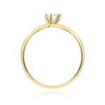 Inel Aur 14K cu Diamante de Laborator 0.37 ct - Imagine 3