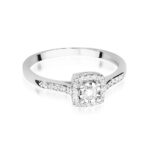 Inel Aur 14K W462 Diamant Cultivat 0.21ct - Imagine 10