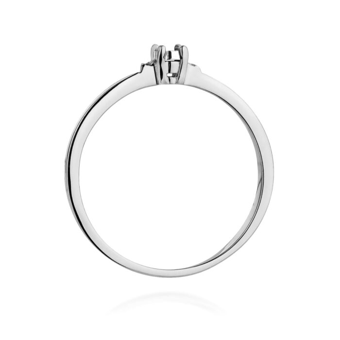 Inel Aur 14K W0464 Diamant 0.02ct - Imagine 11
