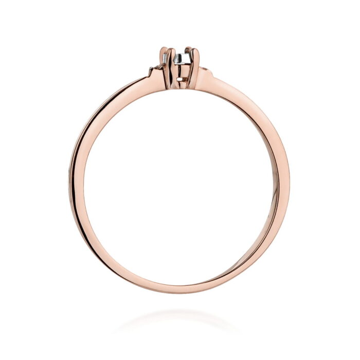 Inel Aur 14K W0464 Diamant 0.02ct - Imagine 7