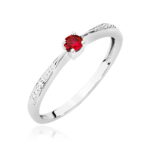 Inel Aur 14K W0465 Rubin 0.15ct - Imagine 9