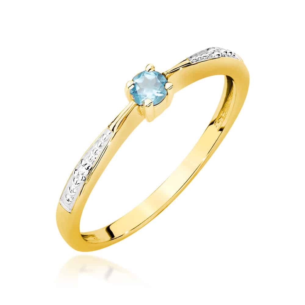 W0465.Z3.TOB_.01_1.jpg Inel Aur 14K W0465 Topaz 0.15ct - Imagine 1