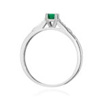 Inel Aur 14K W0466 Smarald 0.30ct - Imagine 11