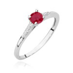 Inel Aur 14K W0466 Rubin 0.30ct - Imagine 9