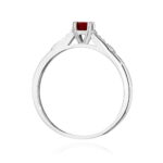 Inel Aur 14K W0466 Rubin 0.30ct - Imagine 11