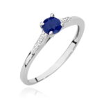 Inel Aur 14K W0466 Safir 0.30ct - Imagine 9