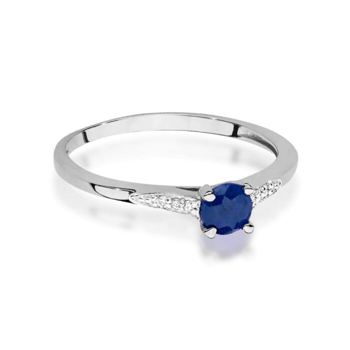 Inel Aur 14K W0466 Safir 0.30ct - Imagine 10