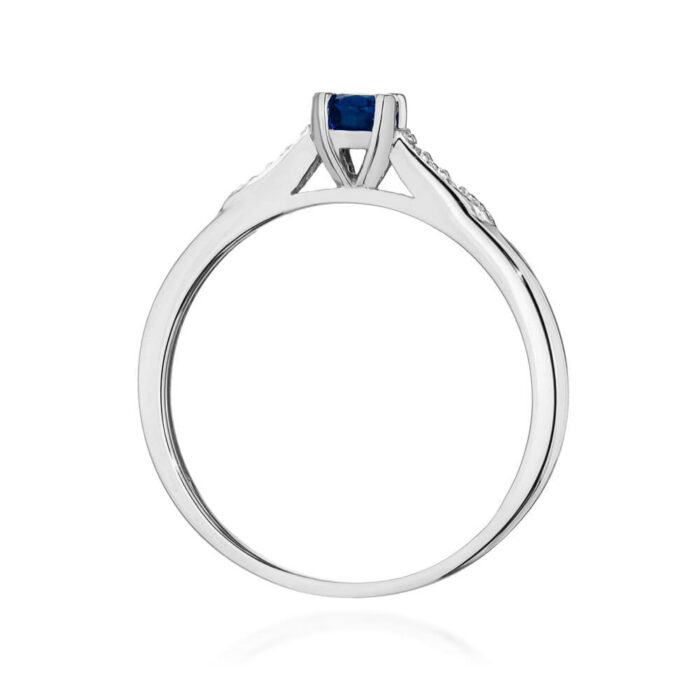 Inel Aur 14K W0466 Safir 0.30ct - Imagine 11