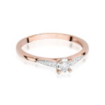 Inel Aur 14K W0466 Diamant 0.08ct - Imagine 6