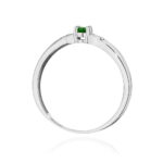 Inel Aur 14K W0469 Smarald 0.15ct - Imagine 7