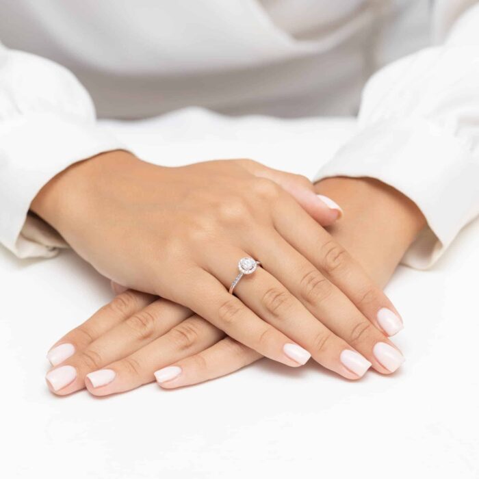 Inel Aur 14K W0477 Diamant 0.30ct - Imagine 8