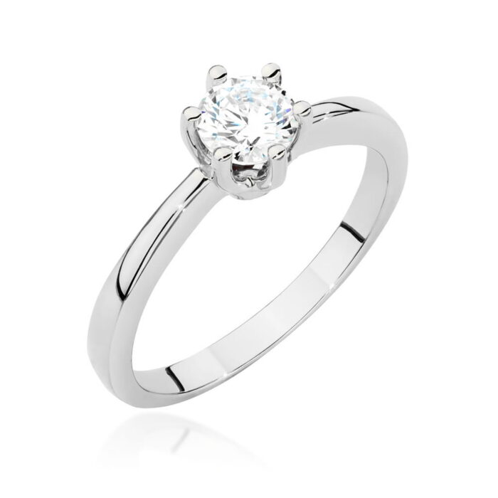 Inel Aur 14K W0482 Diamant 0.50ct - Imagine 9