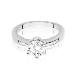 Inel Aur 14K W482 Diamant Cultivat 0.70ct - Imagine 10