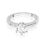 Inel Aur 14K W482 Diamant Cultivat 1.00ct - Imagine 10