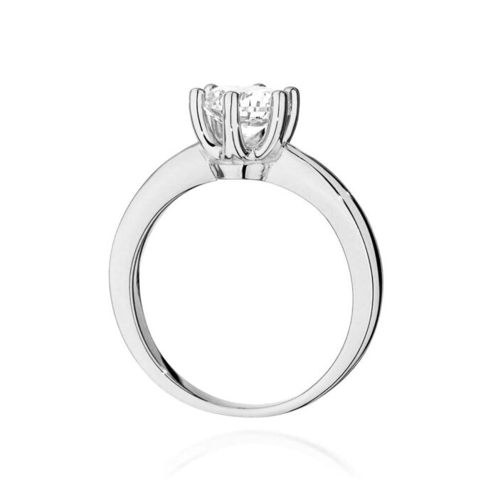 Inel Aur 14K W482 Diamant Cultivat 1.00ct - Imagine 11
