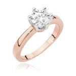Inel Aur 14K W482 Diamant Cultivat 1.00ct - Imagine 5