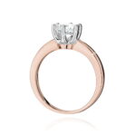 Inel Aur 14K W482 Diamant Cultivat 1.00ct - Imagine 7