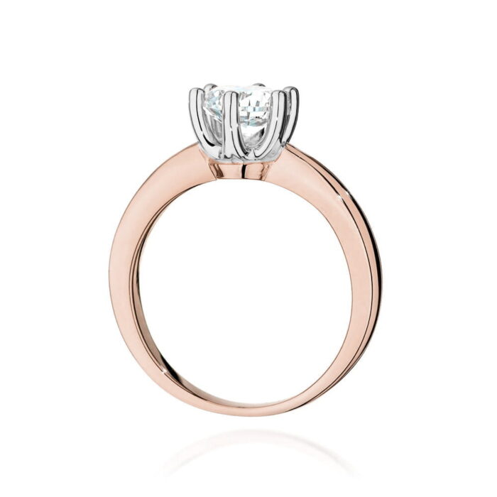 Inel Aur 14K W482 Diamant Cultivat 1.00ct - Imagine 7