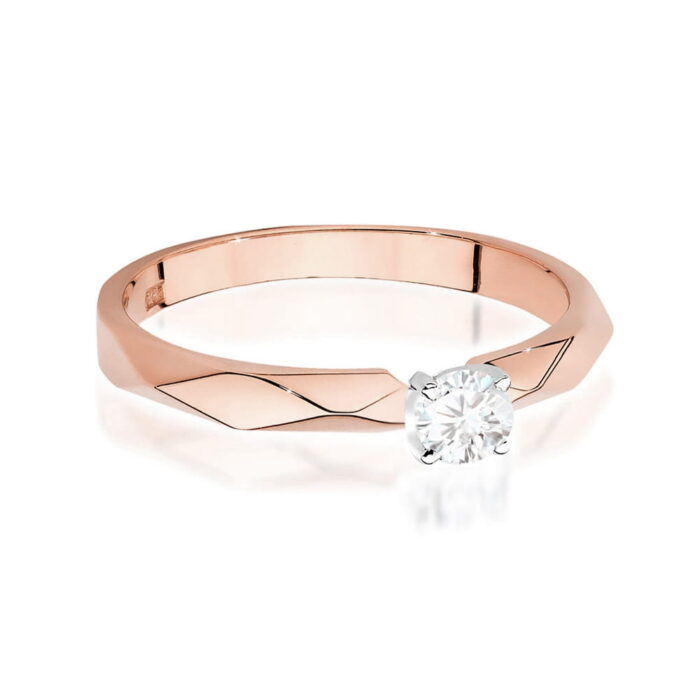 Inel Aur 14K W0484 Diamant 0.10ct - Imagine 6