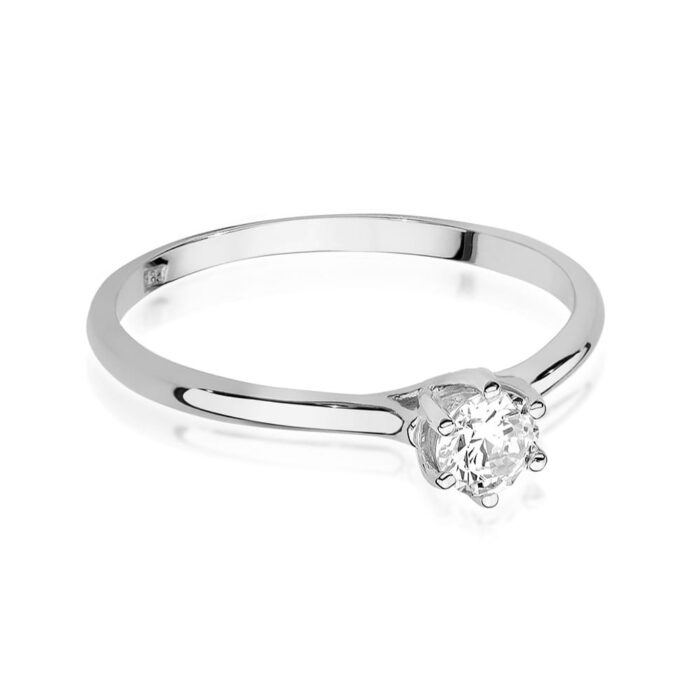 Inel Aur 14K W0499 Diamant Crescut în Laborator 0.20ct - Imagine 10