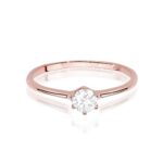 Inel Aur 14K cu Diamante de Laborator 0.26 ct - Imagine 7
