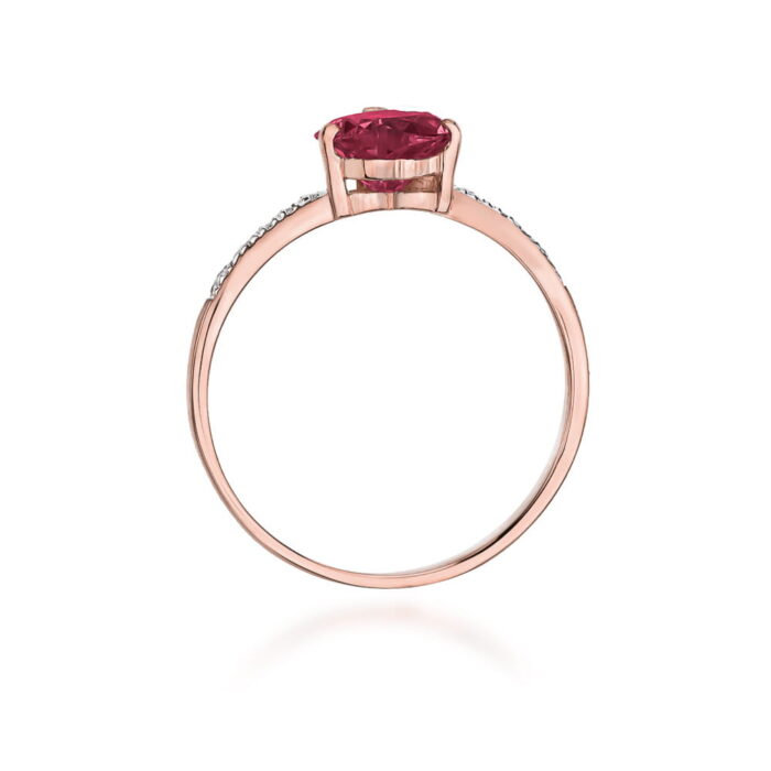 Inel Aur 14k cu Rubin 1.70 ct - Imagine 10