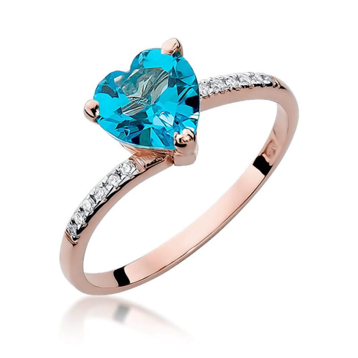 Inel Aur 14K cu Topaz 1.20 ct - Imagine 8