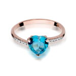 Inel Aur 14K cu Topaz 1.20 ct - Imagine 9