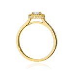 Inel Aur 14K cu Diamante de Laborator 0.87 ct - Imagine 3