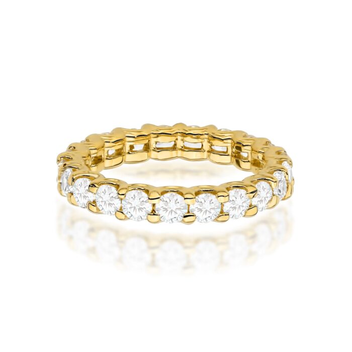 Inel Aur 14K cu Diamante de Laborator 1.52 ct - Imagine 2
