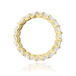 Inel Aur 14K cu Diamante de Laborator 1.52 ct - Imagine 3