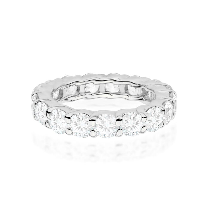 Inel Aur 14K cu Diamante de Laborator 3.20 ct - Imagine 9