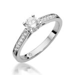 Inel Aur 14K cu Diamante 0.62 ct - Imagine 5