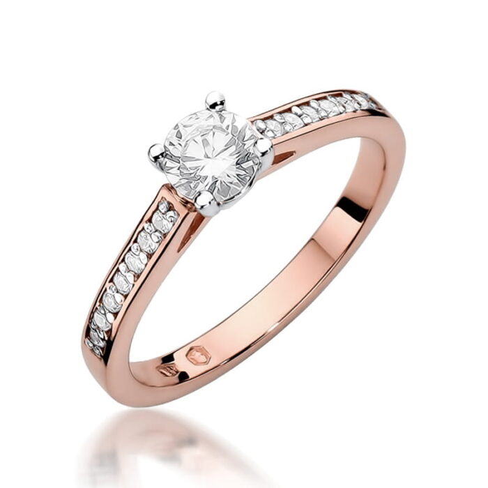Inel Aur 14K cu Diamante 0.62 ct - Imagine 9