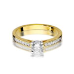 Inel Aur 14K cu Diamante 0.62 ct - Imagine 2