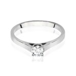 Inel Aur 14K cu Diamant de Laborator 0.40 ct - Imagine 5